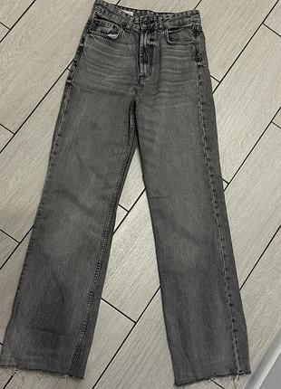 Сірі джинси zara