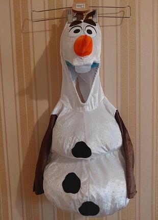 Костюм снеговика олафа disney frozen 2 (холодное сердце), 2-3 года
​опис: