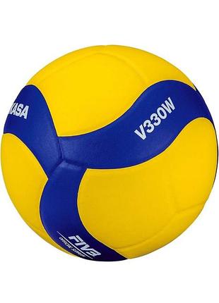 Мяч волейбольный mikasa v330w для зала