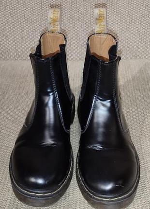 Ботинки челси кожаные dr. martens 2976 ys оригинал, черные, 38 размер.