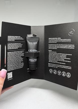 Тонований зволожуючий денний крем marc inbane crème solaire spf30 5ml  natural