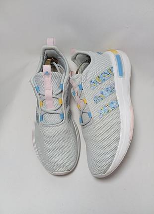 Кроссовки adias, женские, голубые