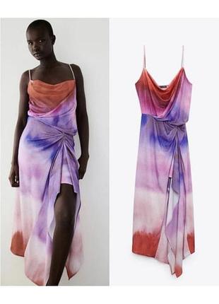 Zara m трикотажна сукня цікавого крою