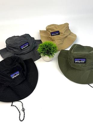 Панамка patagonia черная, серая, бежевая, зеленая