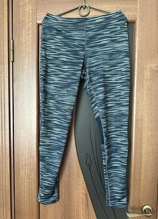 Спортивні лосини nike pro / leggings з ситчастими вставками (розмір m) / легінси для фітнесу та бігу