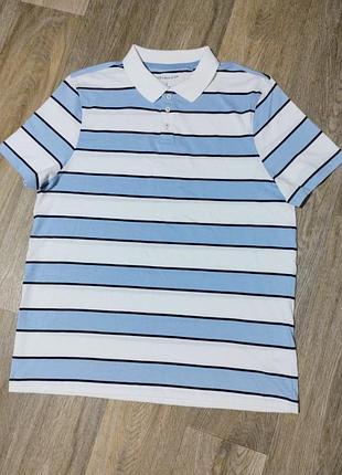 Мужская лёгкая футболка поло primark , размер l regular fit
