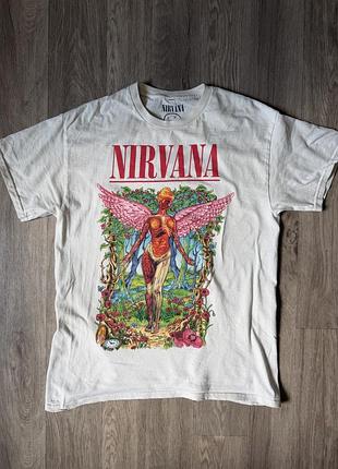 Футболка мерч рок nirvana оригінал!