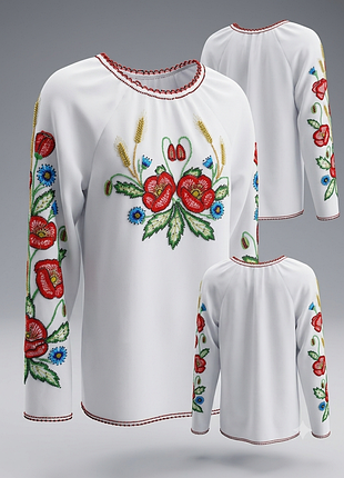 невероятная женская вышиванка ручной работы по бисеру! 🌺🌾