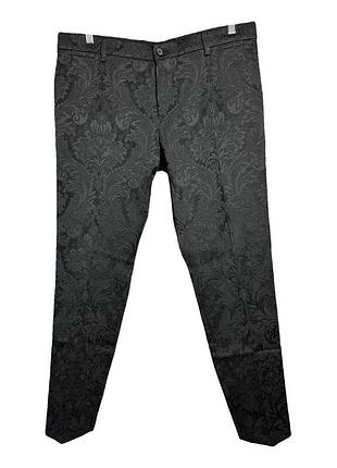 Чоловічі штани з шовку і жакарду dolce gabbana