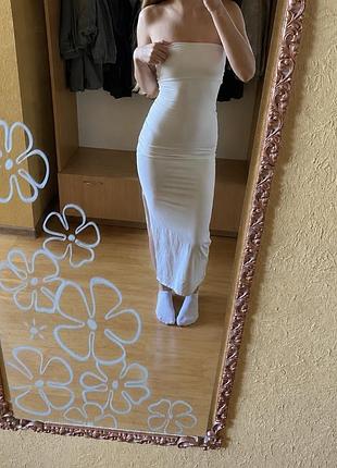 Біла сукня bershka xs