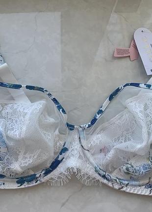 Бюстгальтер від george із акцентним мереживом та квітковим акцентом, 85f