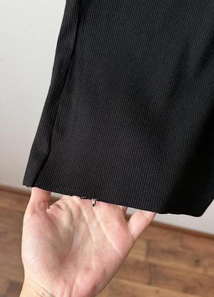 Сукня майка pull&amp;bear чорна в рубчик 5