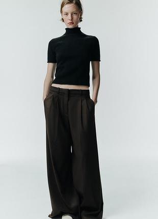 Стильні широкі штани zara