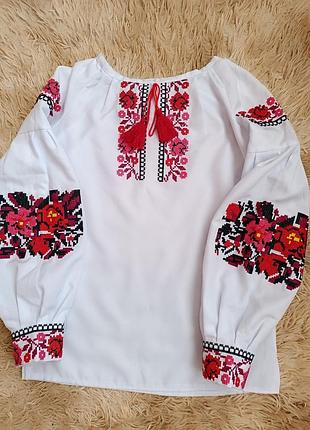 Нова вишиванка вишита сорочка бохо
