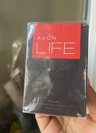 Чоловіча туалетна вода avon life by kenzo takada for him 75 ml, лайф бай кензо такада