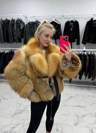 Шуба из натуральной лисы — роскошь и тепло