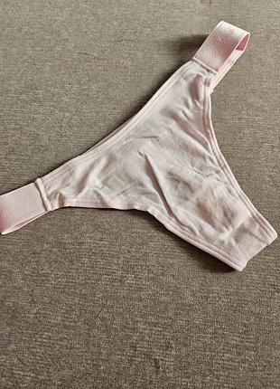 Хлопковые стринги victorias secret
