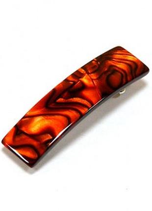 Заколка "автомат" a56-143red: франция  размер: 5,5cmх1,5cm