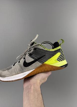 Розмір 40 25 см кросівки nike metcon dsx flyknit 2 white black volt gum