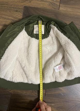 Демісезонна куртка , бомбер , утеплена куртка на дівчинку 2-3 роки4 фото