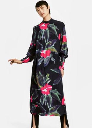 Цветочное платье от h&amp;m
