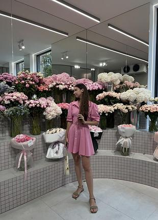 Рожева сукна з льна