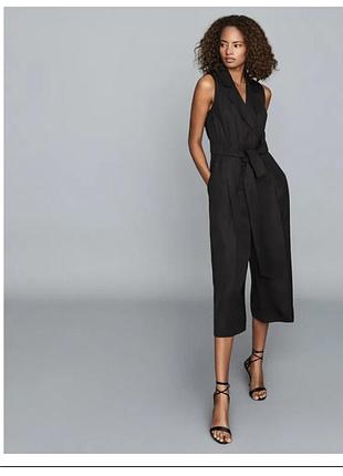 Черный комбинезон с кюлотами от reiss, размер xs