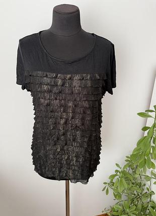 Футболка с рюшами 18 р от bm collection