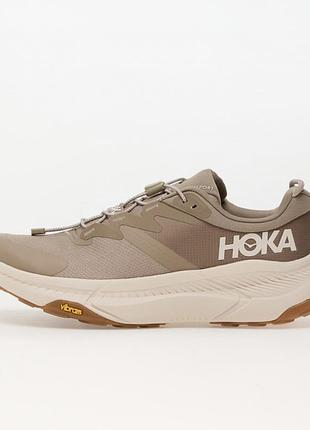 Кросівки чоловічі hoka transport у забарвленні dune / eggnog (в кольорі «дюна / яєчний гоголь-моголь»).розмір: 41 1/3.матеріал: тканина