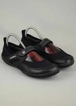 Merrell barefoot pure glove mary jane vibram балетки босоножки туфли мери-джейн женские летние кожаные оригинал 35-36 р/23 см fivefingers