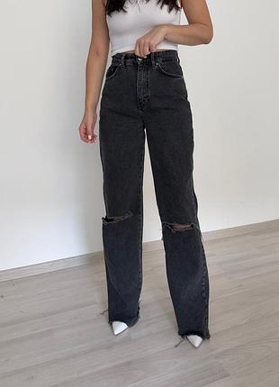 Джинсы с портостями stradivarius