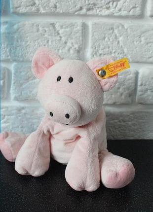 Steiff soft cuddly friends angie pig. штейф свинка