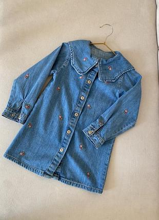 Дитяча джинсова сукня zara
