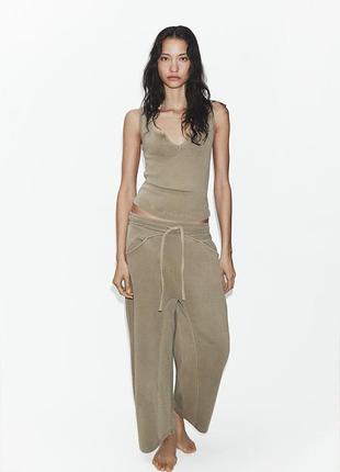 Костюм zara розмір l штани джогери та майка