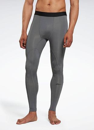 Спортивні компресійні тайтси reebok men's workout ready compression tights лосіни