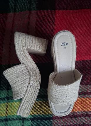 Сабо zara 38 (25,5)