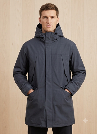 Чоловіча водонепроникна куртка / парка marks & spencer (m&s) — xl / 2xl (на l–2xl)