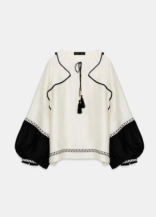 Оригинальная вышитая рубашка, вышиванка из новой коллекции new collection zara new original.