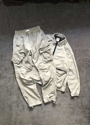 Bershka (s) nylon костюм мужской спортивный карго нейлоновый оригинал