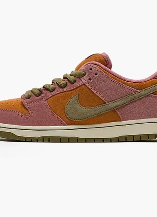 Оригинальн! кроссовки мужские nike sb dunk low orange/pink hj4135-600