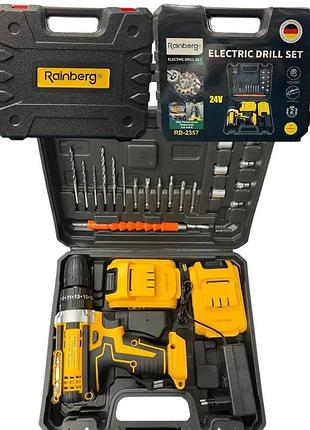 Аккумуляторная дрель-шуруповерт rainberg rb-2357