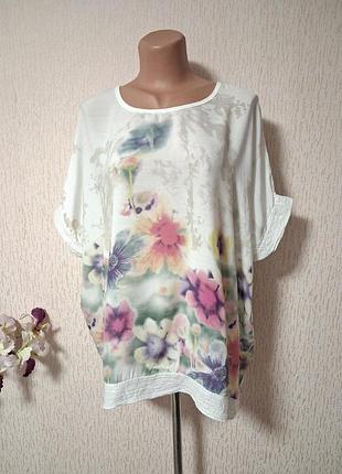 Блуза вискоза италия р. xxl-3xl