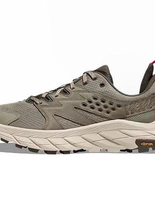 Чоловічі кросівки hoka anacapa breeze low ( модель barley/oat milk) з підошвою vibram для покращеного зчеплення.розмір: 42 2/3; матеріал: тканина