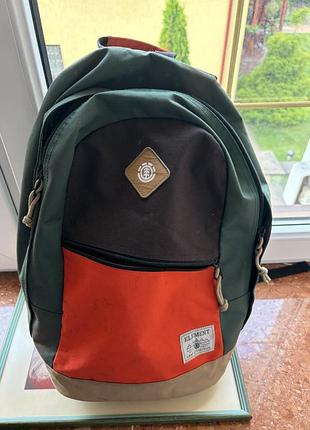 Рюкзак element camp collection зелено-червоний