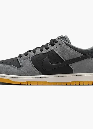 Оригинальн! кроссовки мужские nike dunk low sb grey/black hf3063-001
