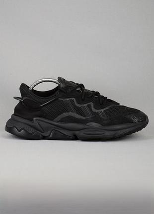 Adidas ozweego ee6999 кросівки жіночі сітчасті текстильні замша спортивні повсякденні чорні оригінал 38.5 р/24.5 см nike asics hoka puma