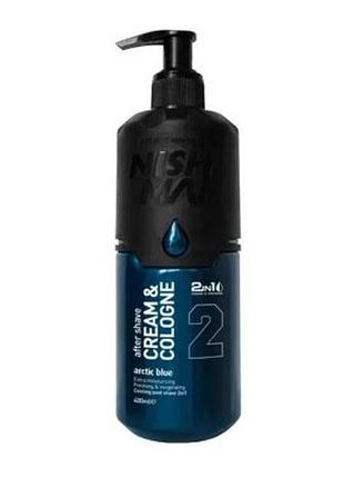 Бальзам после бритья nishman after shave artic blue no.2 400 мл