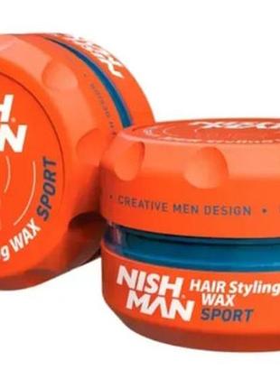 Помада для укладки nishman hair styling pomade 02 sport 100 мл