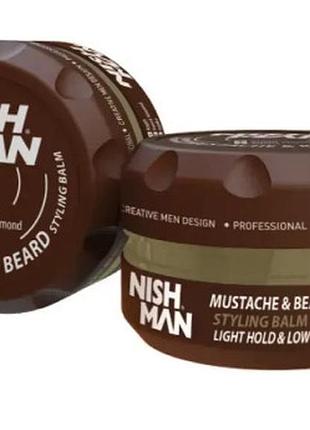 Бальзам для бороди nishman beard & mustache styling balm 100 мл