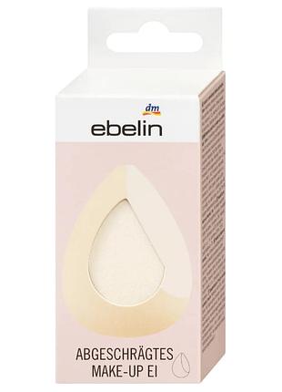 Скошений косметичний спонж ebelin для макіяжу
